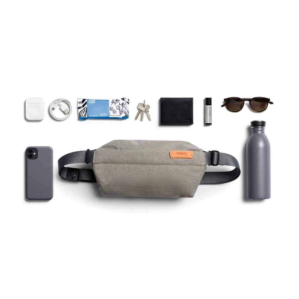 NWT Bellroy Sling Mini Sling, Belt and Crossbody Bag in Limestone - Picture 7 of 16